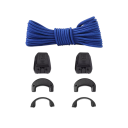 Universele elastische veters zonder knopen 160 cm 1 paar Ronde veters met gesp Voor volwassenen en kinderen Sneakers Hardlopen Mode Buiten 10