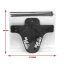 Universele fietsmodderkap voor voor en achter zwart met gekleurd carbonpatroon ultralicht flexibel modderbeschermer voor race- en mountainbikes 2