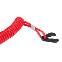 Universele noodstop voor de motor met veiligheidskoord 10–140 cm voor motorboten en scheepsmotoren kunststof accessoires voor het roer 4