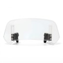 Universele verlenging van de motorfiets voorruit Verstelbare winddeflector 360 x 140 mm van ABS kunststof Voor motorfiets en scooter 4