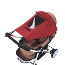 Universele zonnekap voor kinderwagens met UV-bescherming voor ramen. Zonnekap voor autostoel en diepe en sportkinderwagen. 7