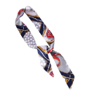 Universell damhalsduk 4 × 100 cm Liten lång tunn stilfull accessoar Huvudduk Hårband Handtagsdekoration för väska 6