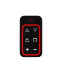 Universell flerkanals fjärrkontroll 7,3 x 3,76 x 1,3 cm Kloning av fjärrkontroller 8 kanaler 300–915 MHz Laddningsbar styrning av portar 1