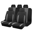 Universelle Autositzbezüge für 5 Sitze Schonbezüge für Vorder- und Rücksitze Set Autositzbezüge mit Rückenlehnenbezügen Polyester Einfache Montage 7