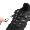 Universelle Schnürsenkel ohne Binden 160 cm 1 Paar Runde Schnürsenkel mit Schnalle Für Erwachsene und Kinder Sneakers Laufen Mode Outdoor 2