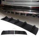 Universelle Schutzleiste für den hinteren Stoßfänger 815×165 mm ABS Stoßdämpfer 2in1 Verbund-Doppelstück Sportliches Design Wasserdichter Autoschutz 3