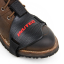 Universeller Anti-Rutsch-Gummischutz für Motorradstiefel 8,5x11,5 cm mit Gummiband 30 cm Schalthebelschutz 3