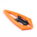 Universelles farbiges aerodynamisches Seiten-Spoiler-Klappflügel für Motorräder 1 Paar Frontverkleidung Tuning Dekoration 13