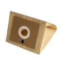 Univerzális papírzacskók porszívóhoz 5 db 11×5 cm Bézs Porszívózsákok Műanyag gyűrű Tartós anyag Papír + Műanyag Csere tartozék 2