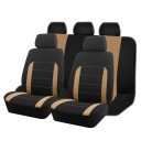 Univerzálne autopoťahy na autosedačky 5 sedadiel Ochranné poťahy na predné a zadné sedačky Sada autopoťahov s poťahmi na opierky Polyester 8