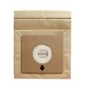 Univerzálne papierové vrecká do vysávača 5 ks 11×5 cm Béžové Zberné vrecká na prach Plastový krúžok Odolný materiál Papier + Plast Náhradné 5