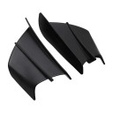 Univerzální aerodynamická křidélka pro motocykl ABS spoiler 175x100 mm samolepicí design matná černá 6