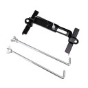 Univerzální držák autobaterie z pevného železa s montážními šrouby nastavitelný držák baterie 230×135×195 mm příslušenství pro auta a nákladní vozy 1