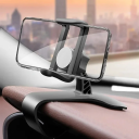Univerzální držák na palubní desku auta s pevným klipem GPS a mobilní telefon Stabilní úchyt Nastavitelný úhel Protiskluzový držák 2