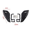 Univerzální karbonové chrániče rukou 22 mm Motocross Enduro ATV Dirt Bike Ochranné kryty řídítek proti větru a dešti s ventilací 3