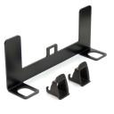 Univerzální ocelová ISOFIX konzole pro dětskou autosedačku bez vrtání a svařování rozteč 28 cm ocel černá 33,2 x 13,8 x 6,8 cm 1