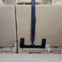 Univerzální ocelová ISOFIX konzole pro dětskou autosedačku bez vrtání a svařování rozteč 28 cm ocel černá 33,2 x 13,8 x 6,8 cm 3