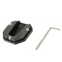 Univerzální rozšiřující podložka pod boční stojan motorky CNC hliníková nožní opěrka barevná 50x50 mm 11