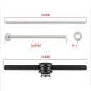 Univerzální sada nářadí na kolo pro montáž a demontáž středového složení 21dílná profesionální hliníková servisní sada 6