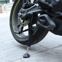 Univerzální zvedací stojan na motocyklové kolo s nastavitelnou výškou 31 - 38 cm Protiskluzová základna Skládací boční podpěra 7
