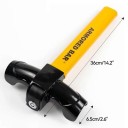 Univerzálny zámok volantu typu T 36x6,5 cm Zámok proti krádeži auta s 2 kľúčmi Mechanický zámok na volant Ochrana vozidla proti odcudzeniu 2