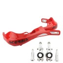 Uniwersalne czerwone osłony rąk do motocykli 22 mm i 28 mm Ochronne osłony rękawic Pro KTM Honda Yamaha Suzuki 1