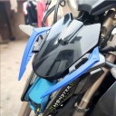 Uniwersalne kolorowe aerodynamiczne boczne spoilery na motocykl 1 para przednich owiewek tuning dekoracja 4