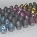 Uova di dinosauro con dinosauro 5 pz 4