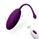 Uovo vibrante a forma di spermatozoo con coda, 12 modalità di vibrazione, rilievi stimolanti, ricarica USB, 7,5 cm, confezione discreta 6