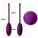 Uovo vibrante a forma di spermatozoo con coda, 12 modalità di vibrazione, rilievi stimolanti, ricarica USB, 7,5 cm, confezione discreta 2