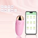 Uovo vibrante con app mobile, 9 modalità di vibrazione, 6 modalità di controllo, cordino per estrazione, ricarica USB, confezione discreta 2