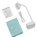 Uppladdningsbar Mini UV LED nagellampa Bärbar gellacktork 360° roterande design Automatisk rörelsesensor 30/60 s Timer 1500mAh batteri 2