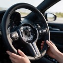 Urheiluohjauspyörä BMW M3 Versio Monitoimipainikkeet ja vaihdevivut Musta värikkäällä ompeleella F20 F30 F32 F48 F25 F15 F80 2