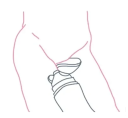 Urinario de viaje para niñas con protección contra fugas. Recipiente para orina de viaje. Ayuda higiénica de plástico PP. 2
