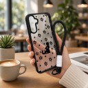 Uroczy futerał dla Samsung Galaxy S26 Z paskiem na nadgarstek Z motywem zwierzątek Przezroczysty akrylowy pokrowiec na telefon 2