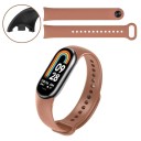 Urrem 22 cm til Xiaomi Mi Band 9 Smart Mi Band 9 Mi Band 8 Mi Band 8 NFC Silikone sports erstatningsrem Vandafvisende rem til Miband 8–9 2