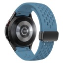 Urrem til Samsung Galaxy Watch 4/5/6 44 mm Silikone urrem med sort spænde 5