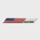 USA flag bilklistermærke 2