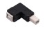 USB 2.0 90 ° -os szögadapter - male és female 2