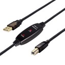 USB 2.0 til USB-B M/M forbindelseskabel 1