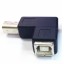 USB 2.0 úhlový adaptér 90° - Samec a samice 1