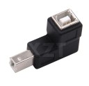 USB 2.0 vinklet adapter 90° - Han til hun 5