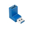 USB 3.0 M/F vinklet adapter 2