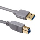 USB 3.0 - USB-B -liitäntäkaapeli M/M-tulostimille K1029 1