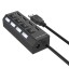 USB-4-Port-HUB mit J1634-Switch 8