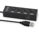 USB 4-ports hub med switch J1634 11