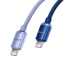 USB A naar USB C snellaadkabel 25 cm 120 W 6 A nylon gevlochten kabel Korte kabel Type C Supersnel opladen en gegevensoverdracht 7