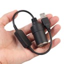 USB Adapter 12V Car Socket USB 4