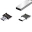 USB adaptér Micro USB / USB-C 2 ks 2