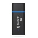 USB Bluetooth 5.0 vysielač zvuku pre bezdrôtové slúchadlá a reproduktory Konektor 3,5 mm jack S káblami RCA a AUX Dosah 10 m Čierny 1